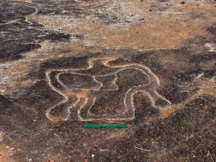 More than 60 Paleolithic carvings in Rajapur | राजापुरात ६० हून अधिक अश्मयुगीन कातळशिल्पे