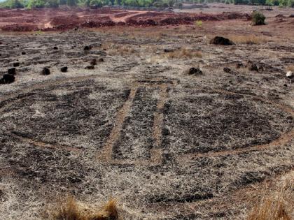 Sindhudurg district archeological splendor, more than 35 carvings on Khotle Dhangarwadi road | सिंधुदुर्ग जिल्ह्याच्या पुरातत्व वैभवात भर, खोटले धनगरवाडी सड्यावर ३५ हून अधिक कातळशिल्पे