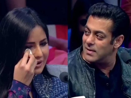When Katrina Kaif broke down on the sets of dance champions Salman Khan make her smile | Video: जेव्हा कतरिना कैफला रडताना पाहून हैराण झाला होता सलमान, थांबवावं लागलं होतं शूटींग
