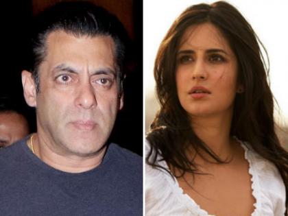 Katrina Kaif strangles Salman Khan, the actor left the shoot, watch the video | बापरे..! कतरिना कैफनं सलमान खानचा दाबला गळा, भर शूटमधून निघून गेला अभिनेता, पाहा व्हिडीओ