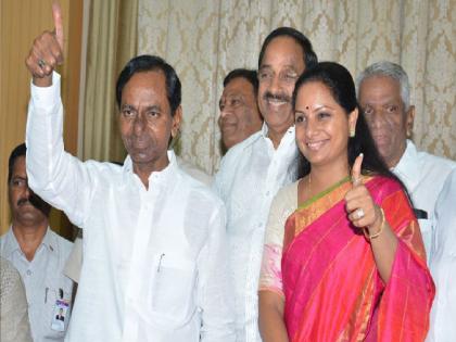 KCR Daughter Kavitha Arrest: Former Telangana Chief Minister KCR's daughter detained by ED, why..? | तेलंगणाचे माजी मुख्यमंत्री केसीआर यांच्या मुलीला EDने घेतले ताब्यात, कारण काय..?