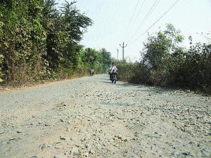 Paved road work even after approval; Fasting of colleagues with Sarpanch to get the attention of the administration | मंजुरीनंतरही रखडले रस्त्याचे काम; प्रशासनाचे लक्ष वेधण्यासाठी सरपंचासह सहकाऱ्यांचे उपोषण