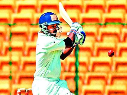  Ranji Trophy: Centuries from Kedar Jadhav's second innings in the second innings | रणजी क्रिकेट : केदार जाधवचे दुसऱ्या डावात नाबाद शतक
