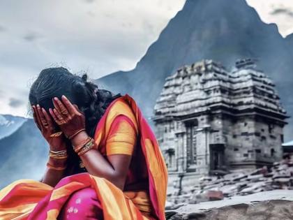 Kedarnath: The family of a woman lost in Kedarnath, then a miracle happened, you will also say... | Kedarnath: केदारनाथमध्ये हरवलं महिलेचं कुटुंब, मग घडला असा चमत्कार, ऐकून तुम्हीही म्हणाल...