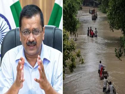 Delhi Flood, CM arvind Kejeiwals letter to Union Home Minister Amit Shah over Yamuna flood levels | 'जगाला चांगला संदेश जाणार नाही', यमुनेची पातळी वाढली; केजरीवालांचे अमित शहांना पत्र