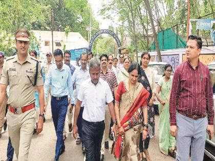 Report the survey of farmers to the government; After voluntary retirement, Sunil Kendrakar walked to his residence | सरकारला शेतकऱ्यांच्या सर्व्हेचा अहवाल देणार; स्वेच्छानिवृत्तीनंतर केंद्रकर पायी गेले निवासस्थानाकडे