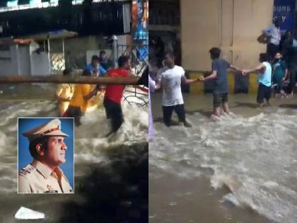 Nagpur Rain : Thanedar Bhedodkar risked their lives, rescued mother-son trapped in flood | Nagpur Rain Video : शेरदिल खाकी थेट काळाशी लढली, वाचविले माय-लेकाचे प्राण !