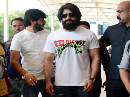 KGF फेम यश दिसला स्टायलिश अंदाजात, या ठिकाणी झाला स्पॉट