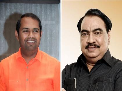 "Eknath Khadse should come to the square and answer the questions," MLA Mangesh Chavan challenged Khadse. | ‘एकनाथ खडसेंनी चौकात येऊन प्रश्नांची उत्तरे द्यावी,’ आमदार मंगेश चव्हाण यांचे खडसेंना आव्हान