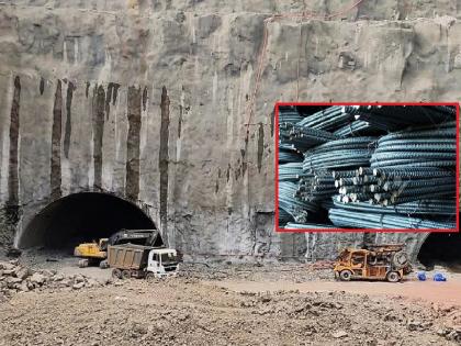 Four tonnes of steel stolen for Khambatki tunnel project, demand for inquiry | Satara: खंबाटकी बोगदा प्रकल्पासाठीच्या चार टन स्टीलची चोरी, चौकशीची मागणी 
