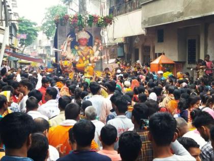 Great Goddess; historic Peace Festival in Khamgaon | मोठी देवीला श्रध्देचा निरोप ; खामगावात ऐतिहासिक शांती महोत्सवाची  सांगता