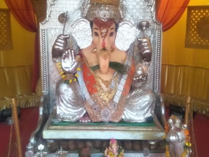 'Richest' Ganesha in Vidarbha: Rana Mandal's 'Bappa' from Khamgaon |  विदर्भातील ‘श्रीमंत’गणेश: खामगावचा राणा नवयुवक मंडळाचा ‘बाप्पा’