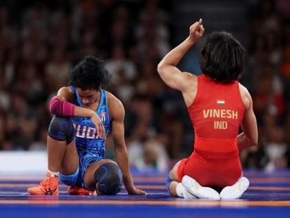 paris olympics 2024 Sombir Sangwan Khap Panchayat chief over wrestler Vinesh Phogat's disqualification from the final event of the Olympics | आखाड्याबाहेरील कुस्ती! विनेश फोगाटला न्याय द्या, भारतरत्न देऊन सन्मानित करा; खाप पंचायती मैदानात