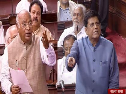 Manipur Violence: Parliament Monsoon Session 2023: 'Doing politics on a sensitive issue', Piyush Goyal and Mallikarjun Kharge clash | 'संवेदनशील विषयावर राजकारण करता', पियुष गोयल आणि मल्लिकार्जुन खर्गे यांच्यात खडाजंगी