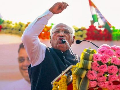 Mallikarjun Kharge: 'Funded his friend with public money', Kharge criticizes Adni issue | Mallikarjun Kharge: 'जनतेच्या पैशातून आपल्या मित्राला निधी दिला', अदनींच्या मुद्द्यावरुन खर्गेंचे PM मोदींवर टीकास्त्र