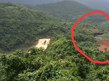 The dam of Pimpalwadi dam in Khed collapsed | खेडमधील पिंपळवाडी धरणाचा बांध ढासळला