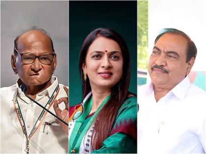 Sharad Pawar Appointed to Rohini Khadse as NCP women state president | एकनाथ खडसेंच्या लेकीवर शरद पवारांनी टाकला विश्वास; पक्षाकडून दिली मोठी जबाबदारी