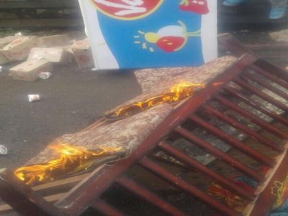 Shahapur Khush Shaha house Vandalized Shivsena | शिवसैनिकांनी 'सामना'तील 'मोस्ट वॉन्टेड'च्या घराची केली तोडफोड, शिवसेनेविरोधात केली होती पोस्ट