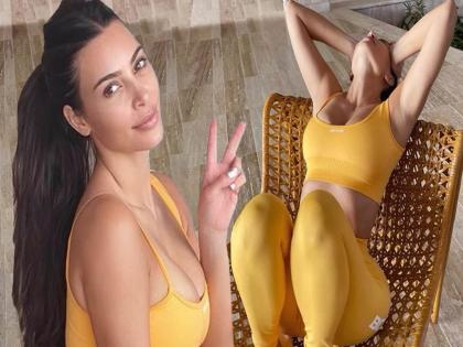 Kim Kardashian son Saint west watches ad of her 2007 sex tape | Kim Kardashian च्या ६ वर्षाने मुलाने पाहिली तिची सेक्स टेप, अभिनेत्री म्हणाली - माझा आत्मा मेला आहे!