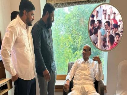 Loksabha Election 2024 - "I went to Narendra Modi Sabha Not a Sharad Pawar NCP Party Worker, but as a farmer" Kiran Sanap Meet Sharad Pawar | "मी शरद पवारांच्या राष्ट्रवादीचा कार्यकर्ता, पण शेतकरी म्हणून मोदींच्या सभेला गेलो"