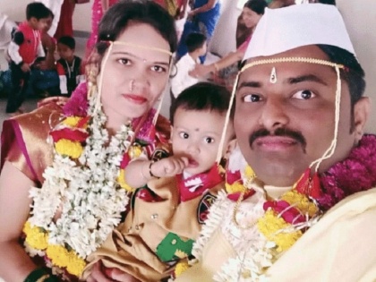 Inspirational! Young man marries widow due to corona, incident in Ahmednagar district | प्रेरणादायी! कोरोनामुळे विधवा झालेल्या महिलेसोबत तरुणाने केले लग्न, अहमदनगर जिल्ह्यातील घटना