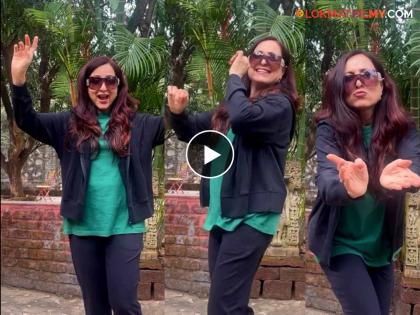 marathi cinema actress kishori shahane energetic dance on varun dhawan baby john movie nain matakka song video viral netizens react | होने दे नैन मटक्का! वरुण धवनच्या गाण्यावर किशोरी शहाणेंचा जबरदस्त डान्स; नेटकरी म्हणाले- "एकच नंबर..."