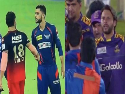 IPL 2023, Virat vs Gambhir fight: Who is the Naveen Ul Haq to fight Virat Kohli?; Had a similar fight with Shahid Afridi too | IPL 2023, Virat vs Gambhir fight: विराट कोहलीला नडणारा नवीन उल हक कोण?; शाहिद आफ्रिदीसोबतही असाच भांडला होता...