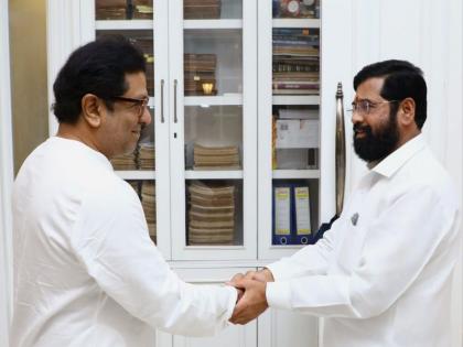 CM Eknath Shinde meets MNS Chief Raj Thackeray; The Chief Minister clarified that there is no discussion regarding the election | एकनाथ शिंदेंनी घेतली राज ठाकरेंची भेट; निवडणुकीसंदर्भात चर्चा नसल्याचे मुख्यमंत्र्यांनी केले स्पष्ट