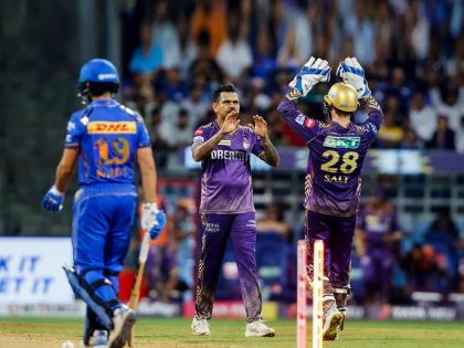 IPL2024 MI vs KKR Rohit Sharma Hardik Pandya Ishan Kishan Tilak Varma Just came to bat and left as Mumbai Indians suffered bad batting | IPL2024 MI vs KKR: नुसते आले नि गेले... रोहित, इशान, तिलक, हार्दिक स्वस्तात बाद; Mumbai Indians चा डाव गडगडला! 