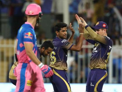 IPL 2021, KKR vs RR Live Updates : Kolkata Knight Riders (171/4) beat Rajasthan Royals (85 all out in 16.1 overs) by 86 runs, qualified to the last four | IPL 2021, KKR vs RR Live Updates : कोलकाता नाइट रायडर्सनं RRचा चुराडा केला, पण वेदना मुंबई इंडियन्सला झाल्या!