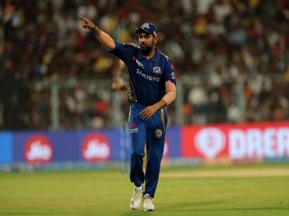 IPL 2019: MI skipper Rohit Sharma knocks bails down in anger after his LBW  dismissal against KKR | IPL 2019 : रोहित 'असं' वागणं बरं नाही; KKR विरुद्ध अखिलाडूवृत्तीचं दर्शन, Video