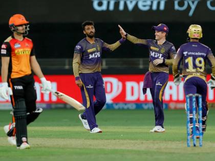 IPL 2021, KKR vs SRH Live Updates : Excellent bowling effort by KKR to restrict SRH for 115 for 8 from 20 overs  | IPL 2021, KKR vs SRH Live Updates : कोलकाता नाइट रायडर्सच्या गोलंदाजांनी कमाल केली, सनरायझर्स हैदराबादची कोंडी केली