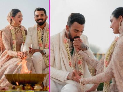 केएल राहुल-अथिया शेट्टी या Cute जोडीच्या लग्नाचे पाहा फोटो!