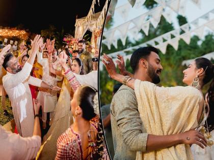 लेकीच्या लग्नात अण्णा सुनील शेट्टीने अथिया आणि केएल राहुलसोबत केला डान्स, पहा संगीत सेरेमनीचे Unseen Photos