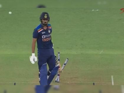 IND vs ENG, 3rd T20 :1,0,0 by KL Rahul in the T20 series, Mark Wood gets KL Rahul and Rohit Sharma | IND vs ENG, 3rd T20, KL Rahul : १,०,०; संधी देऊनही लोकेश राहुल अपयशी, मार्क वूडनं दिले टीम इंडियाला दोन धक्के