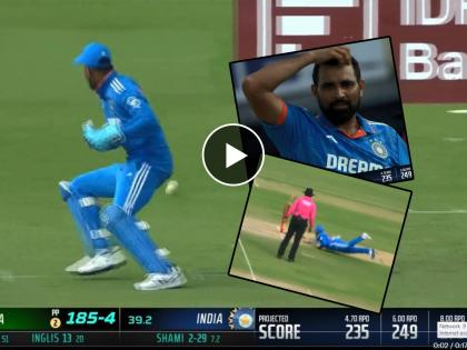 India vs Australia 1st ODI Live Marathi Updates : Confusion between the Australian batters results in a run-out, Brilliantly executed by Suryakumar Yadav, Video  | KL Rahul पुन्हा चूकला, शमीने डोक्यावर हात ठेवला; नशीब सूर्यकुमार धावून आला, Video