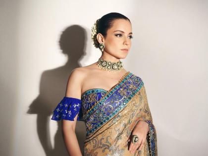 Will you enter politics? While replying, Kangana Ranaut said - "In politics, everyone is in front..." | राजकारणात प्रवेश करणार का? उत्तर देताना कंगना राणौत म्हणाली - "पॉलिटिक्समध्ये समोर सगळे..."