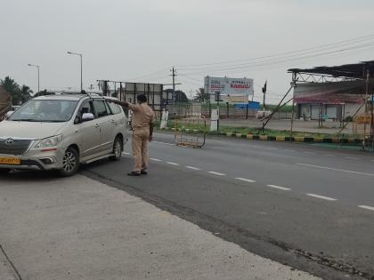 Entry to Karnataka closed from tomorrow; Due to the lockdown, only essential services will continue | अत्यावश्यक सेवेतील वाहनांनाच कर्नाटकात प्रवेश, इतर वाहनांना पाठवले परत