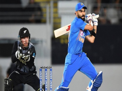 India vs New Zealand, 3rd T20I : Virat Kohli break MS Dhoni record, has now become a most run scored captain for india in T20I  | IND Vs NZ, 3rd T20I : विराट कोहलीनं 'कॅप्टन कूल' धोनीचा विक्रम मोडला, ठरला टीम इंडियाचा अव्वल कर्णधार