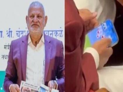 Addresses on Agriculture Minister Kokate's mobile; Video in Legislative Council creates stir | कृषिमंत्री कोकाटेंच्या मोबाइलवर पत्ते; विधानपरिषदेतील व्हिडीओने खळबळ Addresses on Agriculture Minister Kokate's mobile; Video in Legislative Council creates stir | कृषिमंत्री कोकाटेंच्या मोबाइलवर पत्ते; विधानपरिषदेतील व्हिडीओने खळबळ