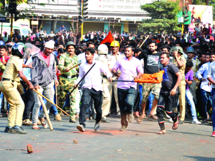 Dhumashchari at CPR Chowk | सीपीआर चौकात धुमश्चक्री