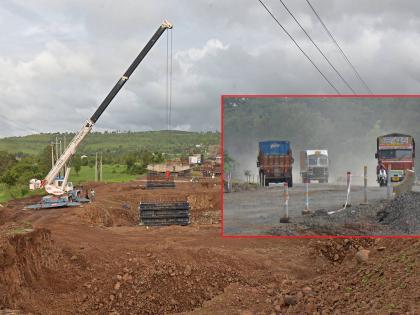 Due to the construction of the Kolhapur-Amba highway travel became dangerous due to dust in summer and mud in rain | समस्यांचा महामार्ग: उन्हाळ्यात धूळ, पावसात चिखलानं जातोय जीव; कोल्हापूर-आंबा महामार्गाचा बोजवारा