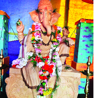 Eco-friendly Ganeshotsav in Sonalat | सोनाळीत पर्यावरणपूरक गणेशोत्सव