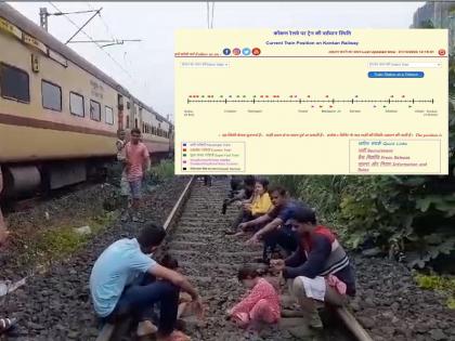 Derailment of goods train disrupts Konkan Railway schedule, many trains delayed, some cancelled, passengers in dire straits | मालगाडी घसरल्याने कोकण रेल्वेचे वेळापत्रक कोलमडले, अनेक गाड्या उशिराने, काही रद्द, प्रवाशांचे प्रचंड हाल