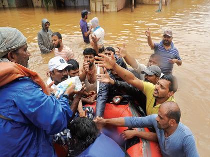 Mahabharatis of help in Sangli, Kolhapur | सांगली, कोल्हापुरात मदतीची महाभरती