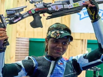 Kolhapur's Shambhavi Kshirsagar wins gold in shooting; success in women's 10m event at Junior World Cup in Germany | कोल्हापुरच्या शांभवी क्षीरसागरला नेमबाजीत सुवर्ण;जर्मनीतील ज्युनियर विश्वचषक स्पर्धेत महिलांच्या १० मीटर स्पर्धेत यश Kolhapur's Shambhavi Kshirsagar wins gold in shooting; success in women's 10m event at Junior World Cup in Germany | कोल्हापुरच्या शांभवी क्षीरसागरला नेमबाजीत सुवर्ण;जर्मनीतील ज्युनियर विश्वचषक स्पर्धेत महिलांच्या १० मीटर स्पर्धेत यश