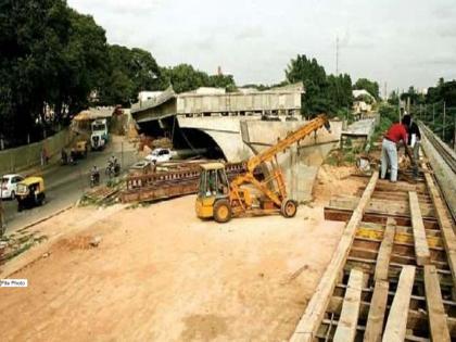 One lane will be closed for installation of girders on corner bridge | कोपरी पूलावर गर्डर बसविण्यासाठी एक मार्गिका राहणार बंद