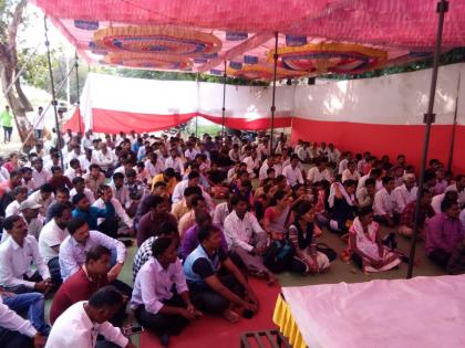 Sangameshwar Kotwal Association participated in the Kambandh movement | कामबंद आंदोलनात संगमेश्वर कोतवाल संघटना सहभागी