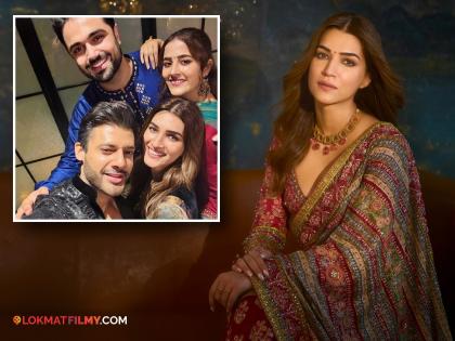 Kriti Sanon confirmed her relationship with Kabir Bahia? The rumored couple celebrated Diwali together | क्रिती सनॉनने कबीर बहियासोबतचं रिलेशन केलं कन्फर्म? रुमर्ड कपलने एकत्र सेलिब्रेट केली दिवाळी