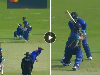 IND vs SL 2nd ODI Video of Kuldeep Yadav clean mystery ball bowled Sri Lanka captain Dasun Shanaka | Kuldeep Yadav Video, Ind vs SL 2nd ODI: कुलदीप यादवचा 'मिस्ट्री बॉल' अन् श्रीलंकेच्या कर्णधाराची झाली 'दांडी गुल'